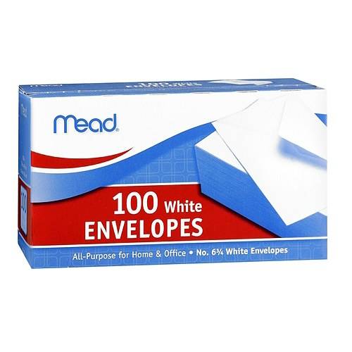 Mead Envelopes - 100.0 Each