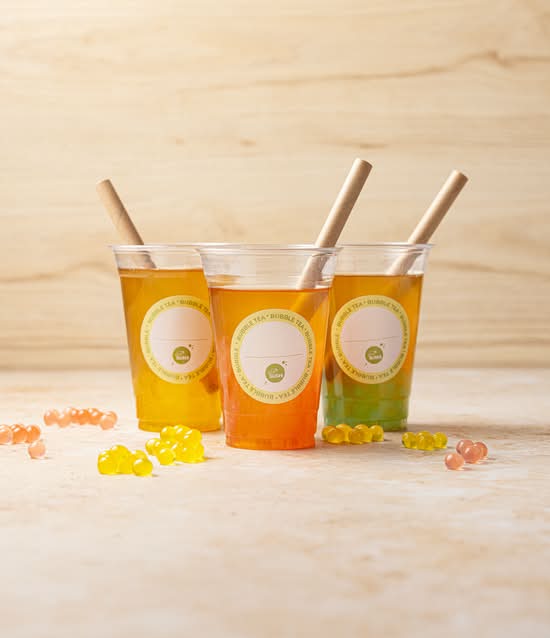 Bubble Tea Pêche, Framboise