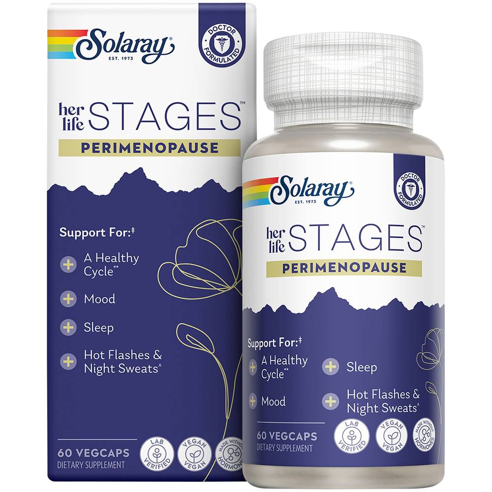 Solaray Her Life Stages Perimenopause Dietary Supplement (60 ct)