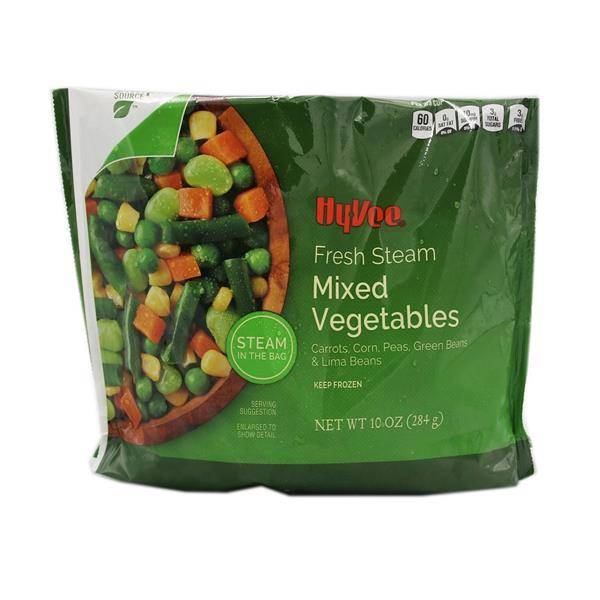 Hy-Vee Fresh Steam Mixed Vegetables (10 oz)