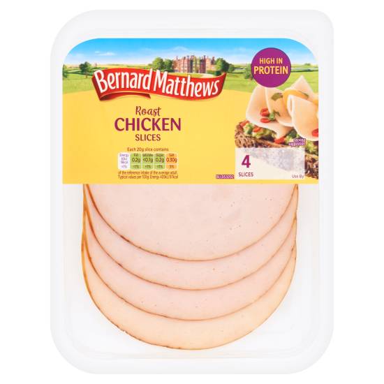 Bernard Matthews Chicken 4 Slices 80g