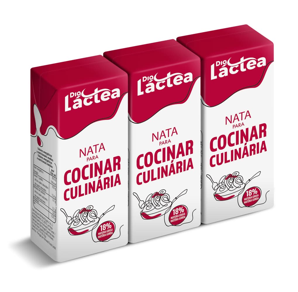 Nata Para Cocinar Culinaria Dia Lactea Brik 3 X 200 Ml
