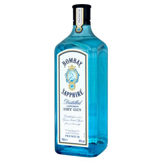 Bombay Sapphire Distilled Gin (1000 ml)