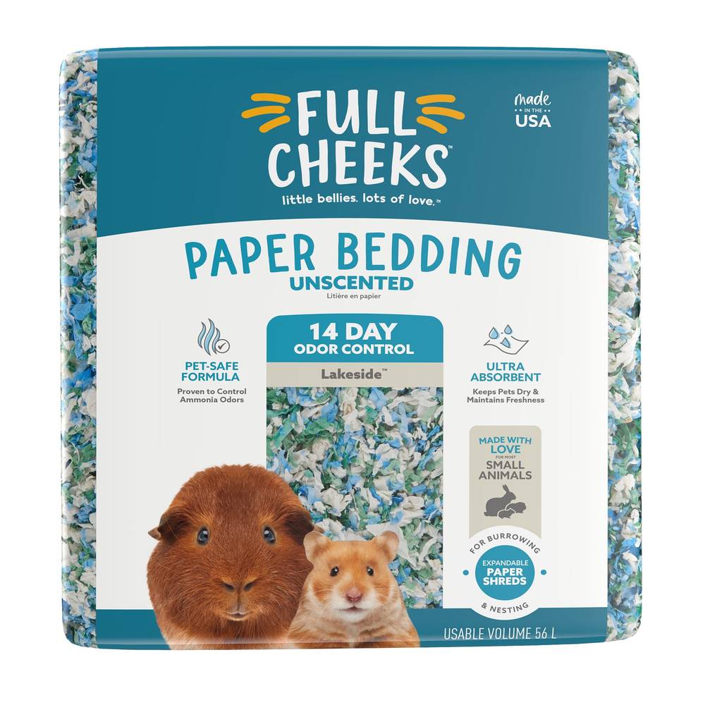 Full Cheeks™ Odor Control Small Pet Paper Bedding - Lakeside (Size: 56 L)