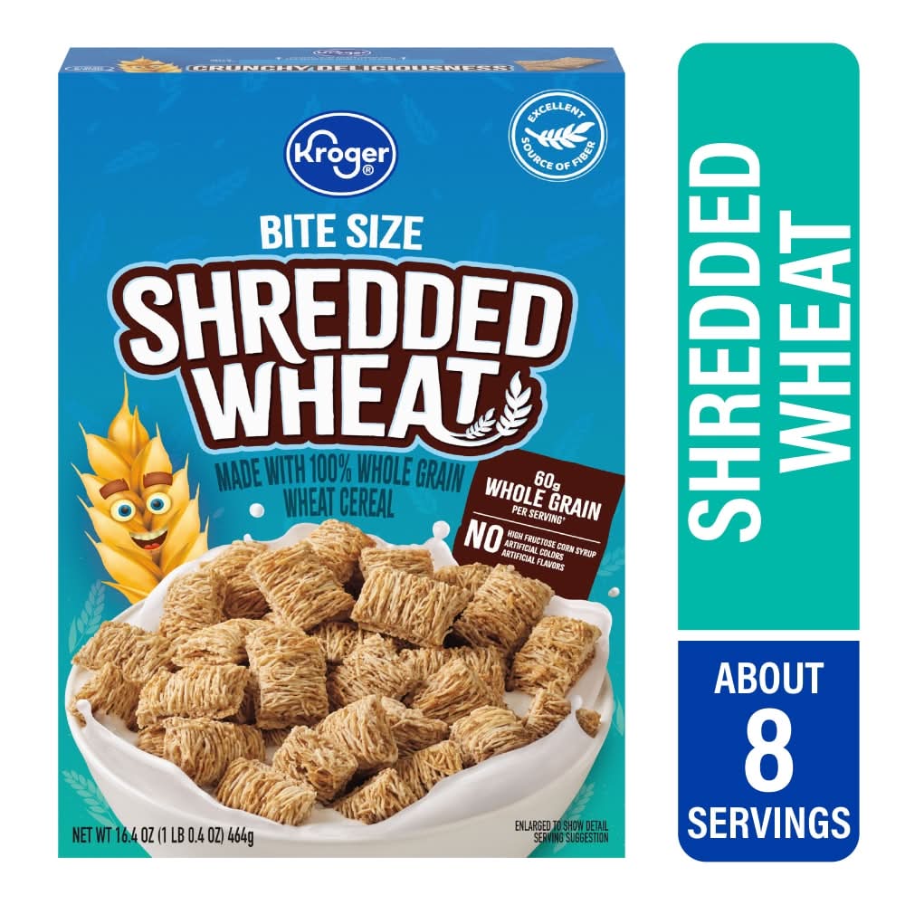 Kroger Bite Size Shredded Wheat Cereal (16.4 oz)