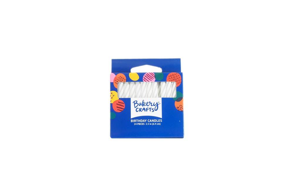 Bakery Crafts White Birthday Candles (100 g)