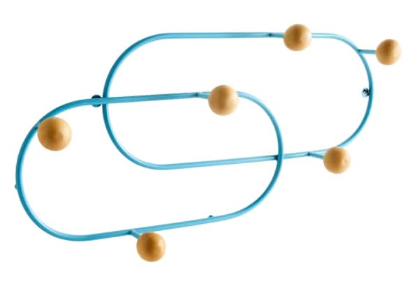 REAL SIMPLE Blue Metal Wall Hook, 22x11