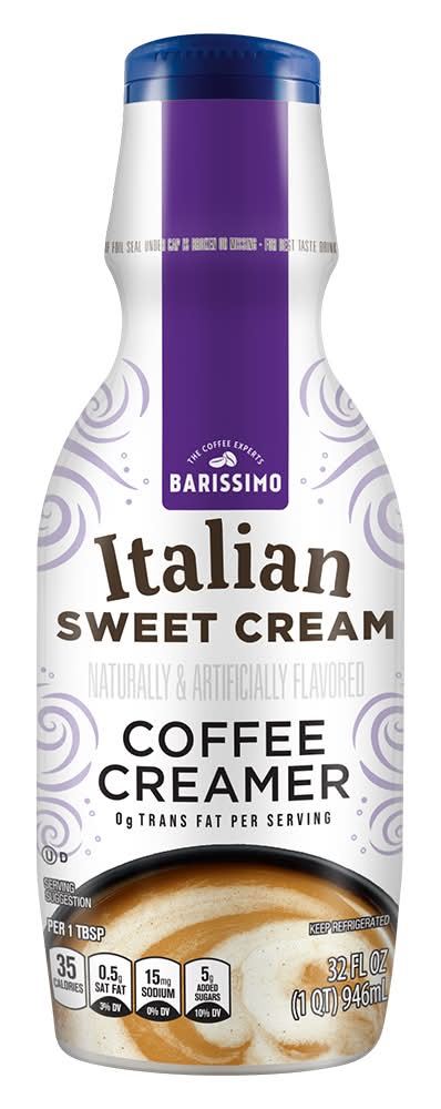 Barissimo Coffee Creamer, Italian Sweet Cream (32 fl oz)
