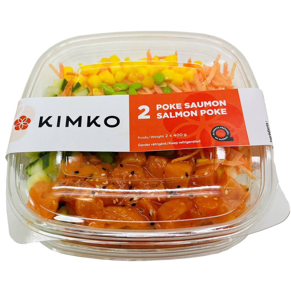 Kimko Poke Bol Au Saumon 2 X 400 G