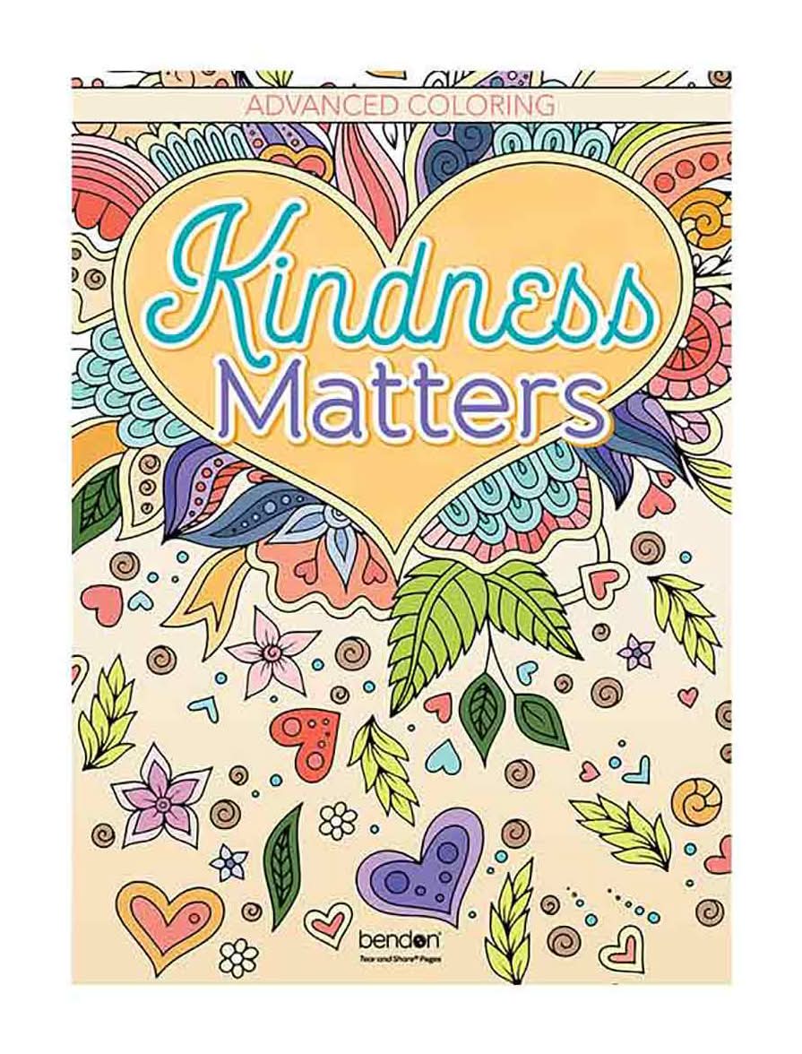 Bendon Kindness Matters Advanced Coloring Book