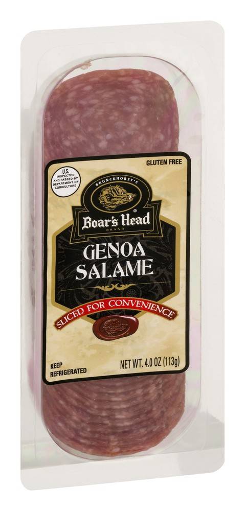Boar's Head Genoa Salami Slices (4 oz)