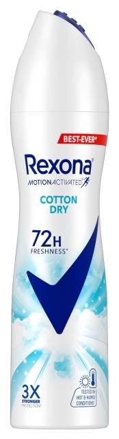 【蕊娜 Rexona】蕊娜制汗爽身噴霧-清新舒棉 135ML (新舊包裝隨機出貨)