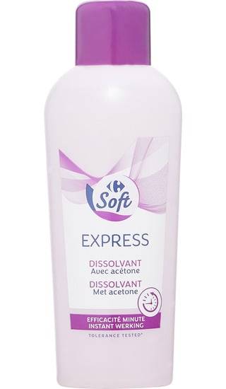 Carrefour Soft - Dissolvant express (200 ml)