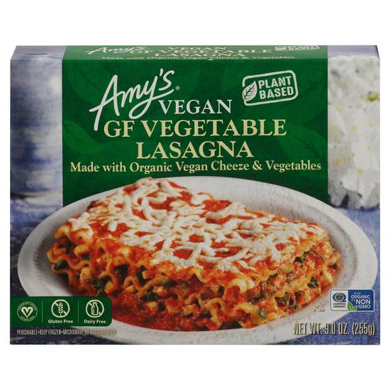 Amy's Plant Based Vegan Gf Cheeze & Vegetable Lasagna