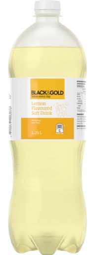 Black Gold Lemon Flavoured Soft Drink (1.25L)