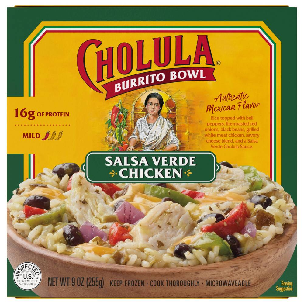 Cholula Burrito Bowl Salsa Verde Chicken (9 oz)