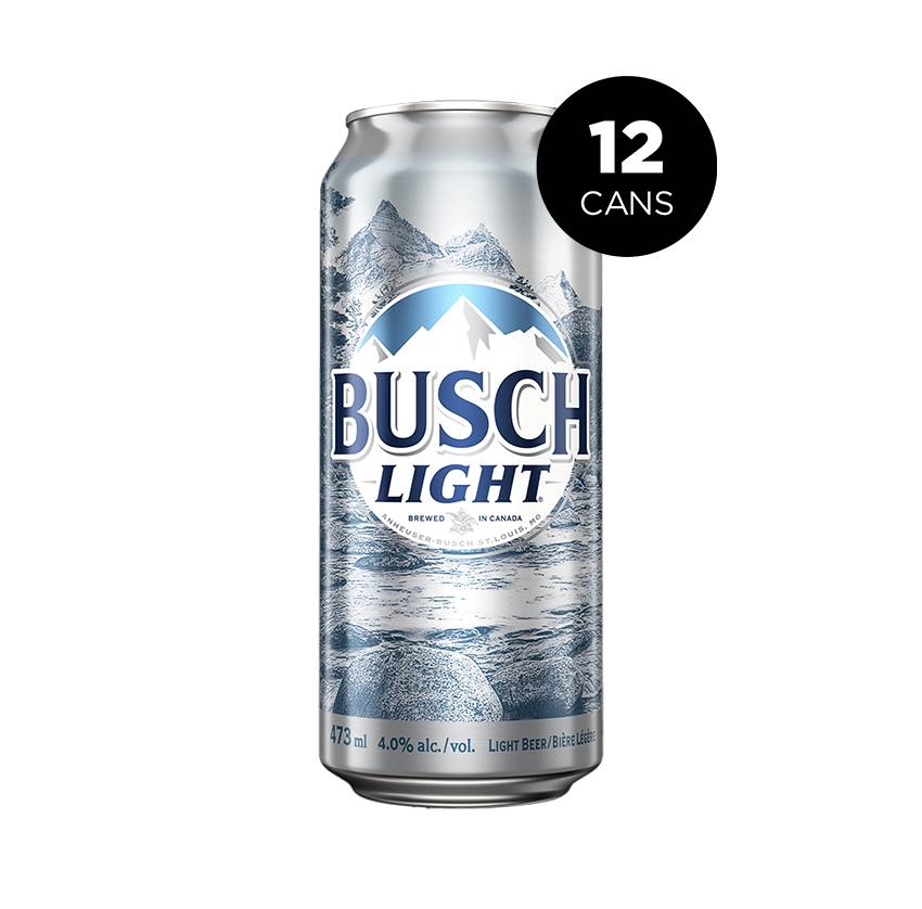 Busch Light  (12 Cans, 473ml)