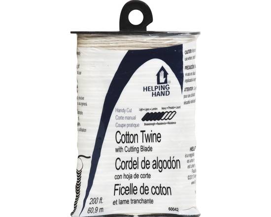 Helping Hand · 200 ft Cotton Twine with Cutting Blade (1 ct)