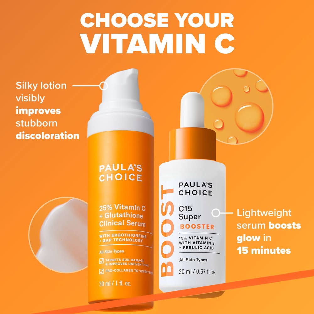 Sephora - Paula's Choice 25% Vitamin C & Glutathione Clinical Serum (1.04  oz) - Delivery in Under an Hour