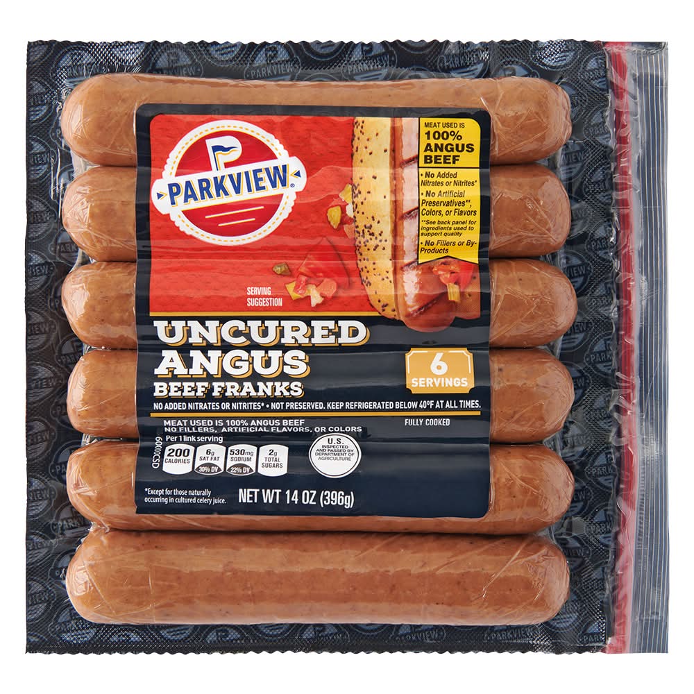 Parkview Uncured Angus Beef Franks (14 oz)