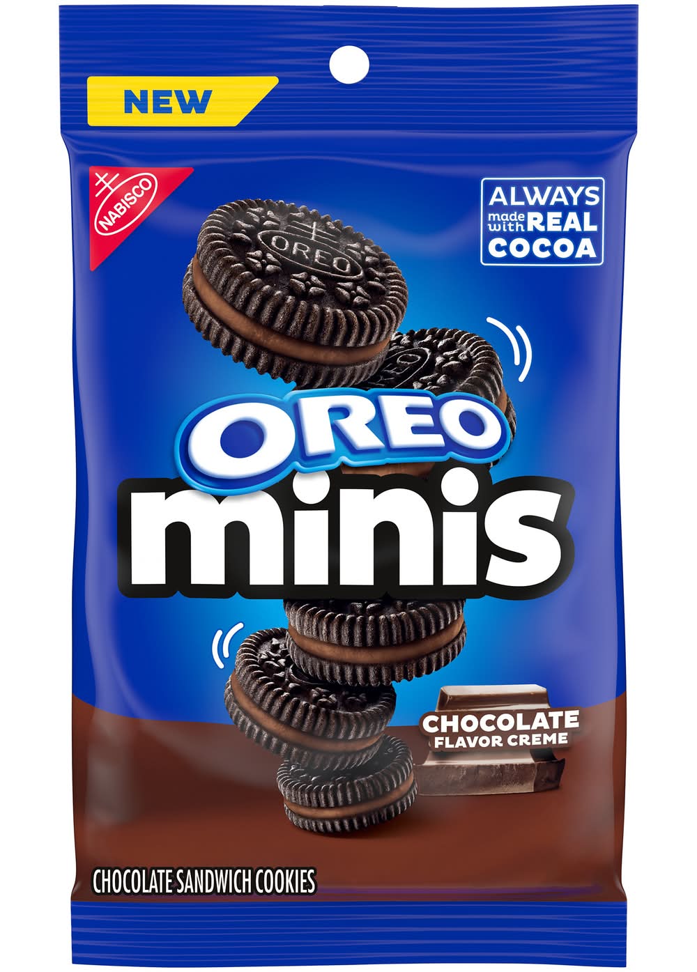 Oreo Minis Sandwich Cookies, Chocolate (3 oz)