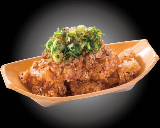 ねぎ塩唐揚げ(3個) Stamina Fried Chicken with salt-based sauce and green onion(3 pieces)