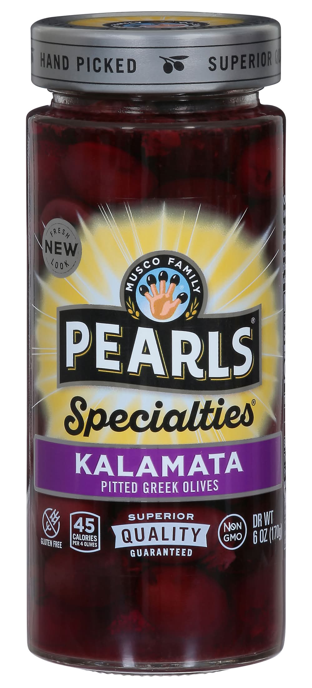 Pearls Specialties Pitted Greek Kalamata Olives (170 g)