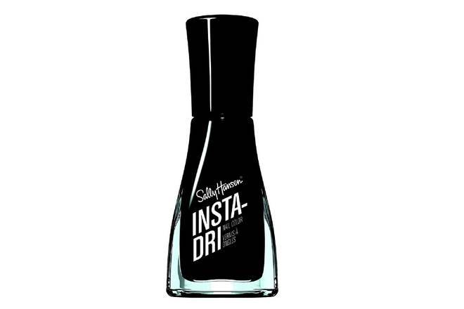 Sally Hansen Insta-Dri Nail Polish (black)