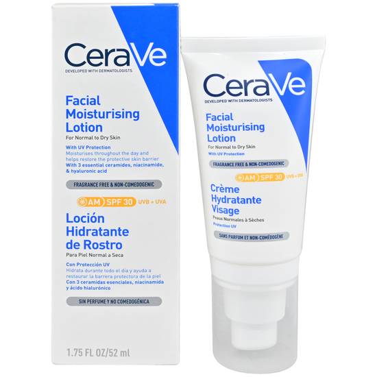 CERAVE LOCION HIDRAT ROSTRO SPF30 *52ML