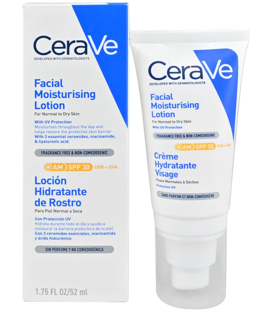 CeraVe LOCION HIDRAT ROSTRO SPF30 *52ML