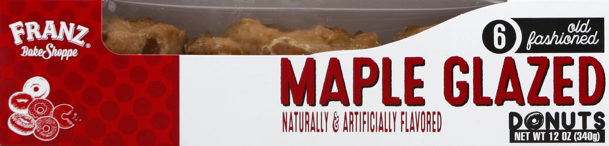 Franz Maple Glazed Donuts (12 oz, 6 ct)