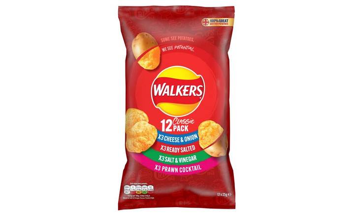 Walkers Classic Variety 12 Pack (394940) 