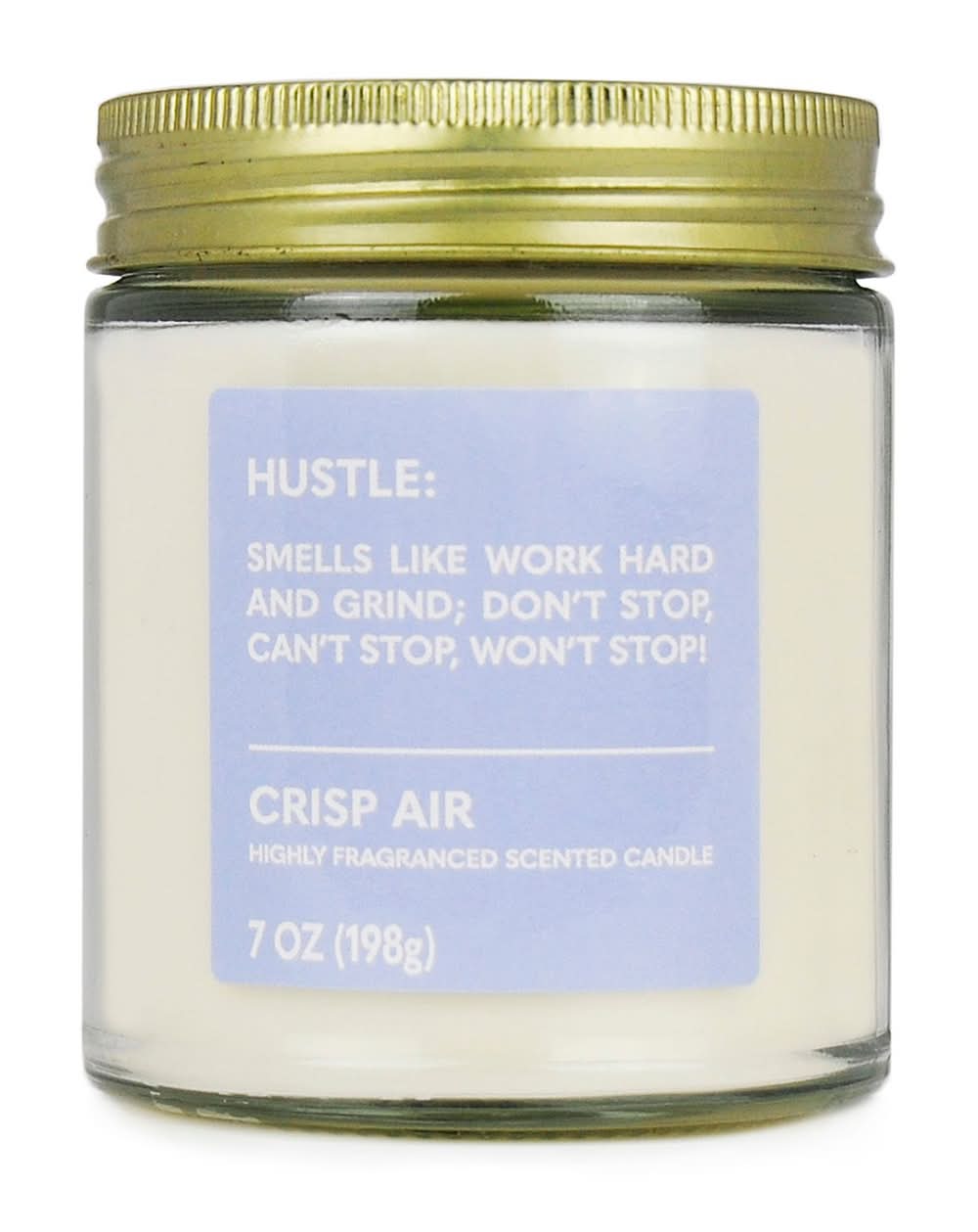 Star Candle 3-Wick Twist Hustle Candle, Crisp Air (7 oz)