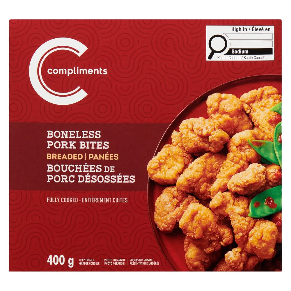 Compliments Breaded Boneless Pork Bites (400 g)