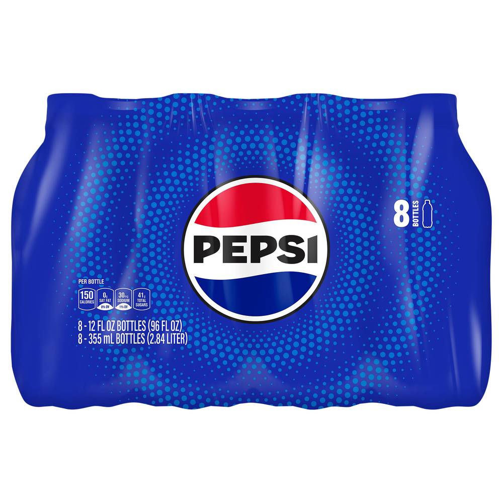 Pepsi Cola Soda (8 x 12 fl oz)