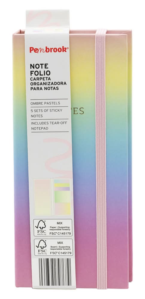 Pembrook Rainbow Note Folio