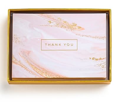 Eccolo Marble Thank You Stationery Kit, Multicolor (ST501A)