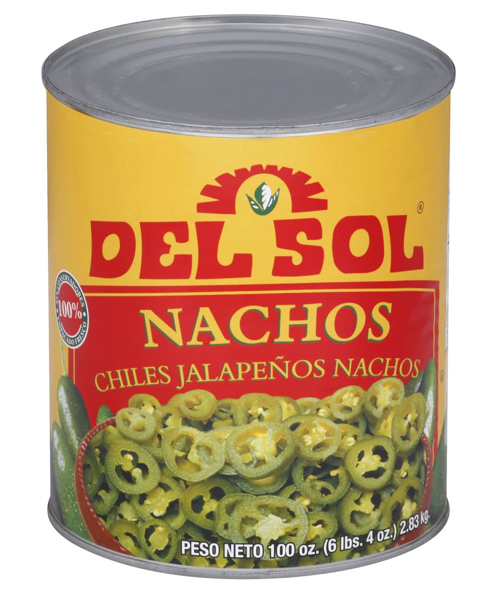 Del Sol Chile Jalapenos (100 oz)