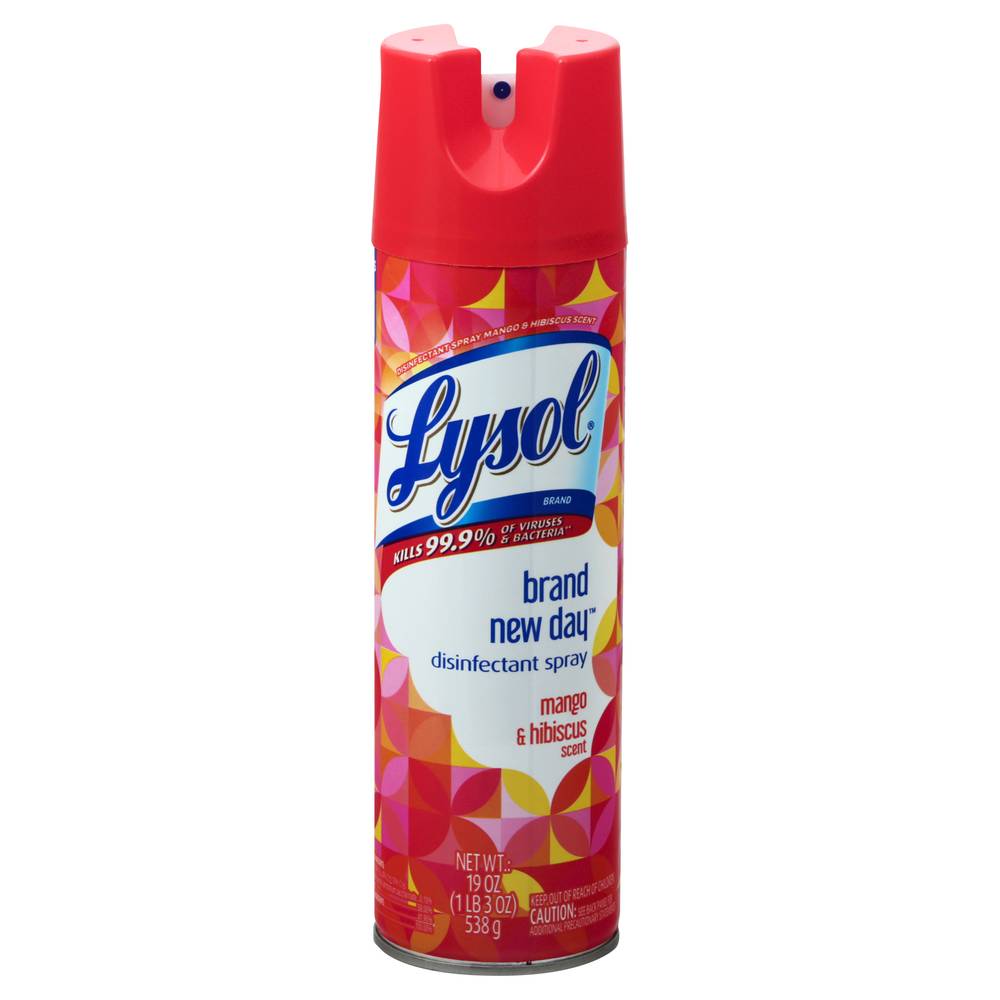 Lysol Mango & Hibiscus Scent Disinfectant Spray (1.19 lbs)