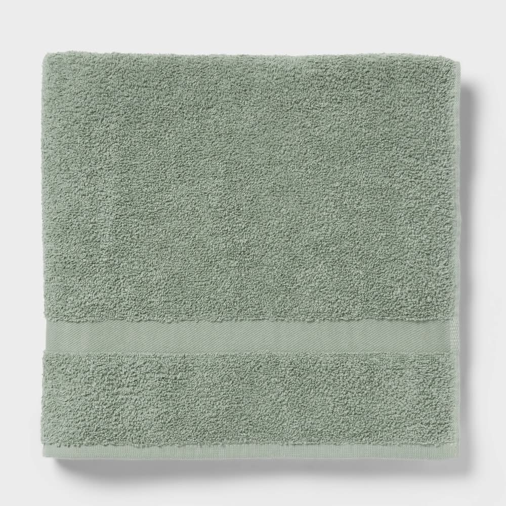Room Essentials Bath Towel, Sage Green