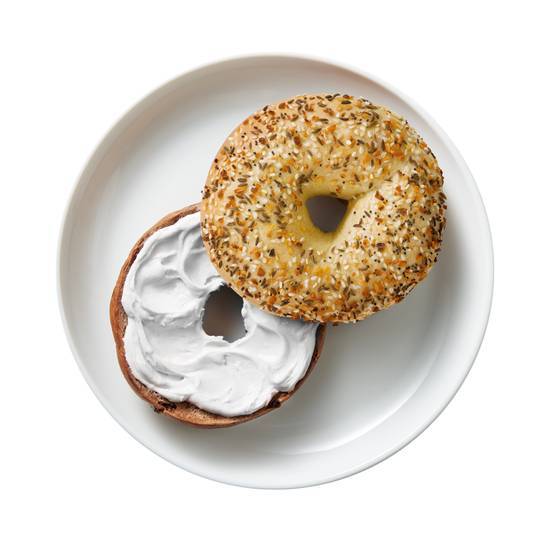Everything Bagel with Cream Cheese