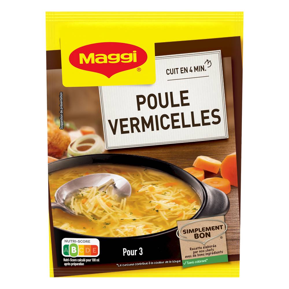 Maggi - Soupe déshydratée poule vermicelles