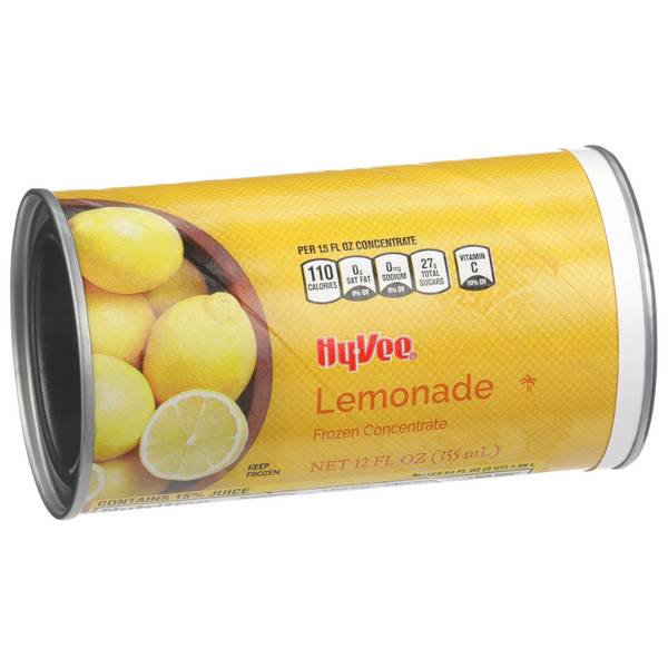 Hy-Vee Lemonade Frozen Concentrate Juice Drink (1.5 fl oz)