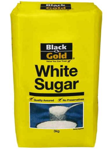 Black Gold White Sugar (3kg)