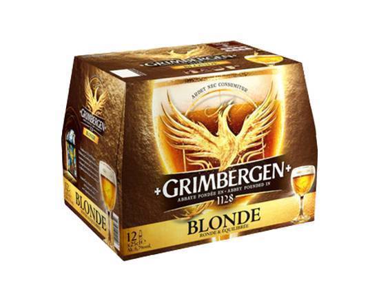 Bière blonde GRIMBERGEN - le pack 12 bouteilles de 25cl