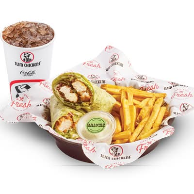 Chicken and Bacon Smoked Caesar Wrap Meal