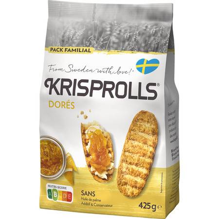 Pains Suédois dorés  KRISPROLLS - le paquet de 425g