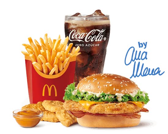Menú Completo Grande McPollo Ana Mena