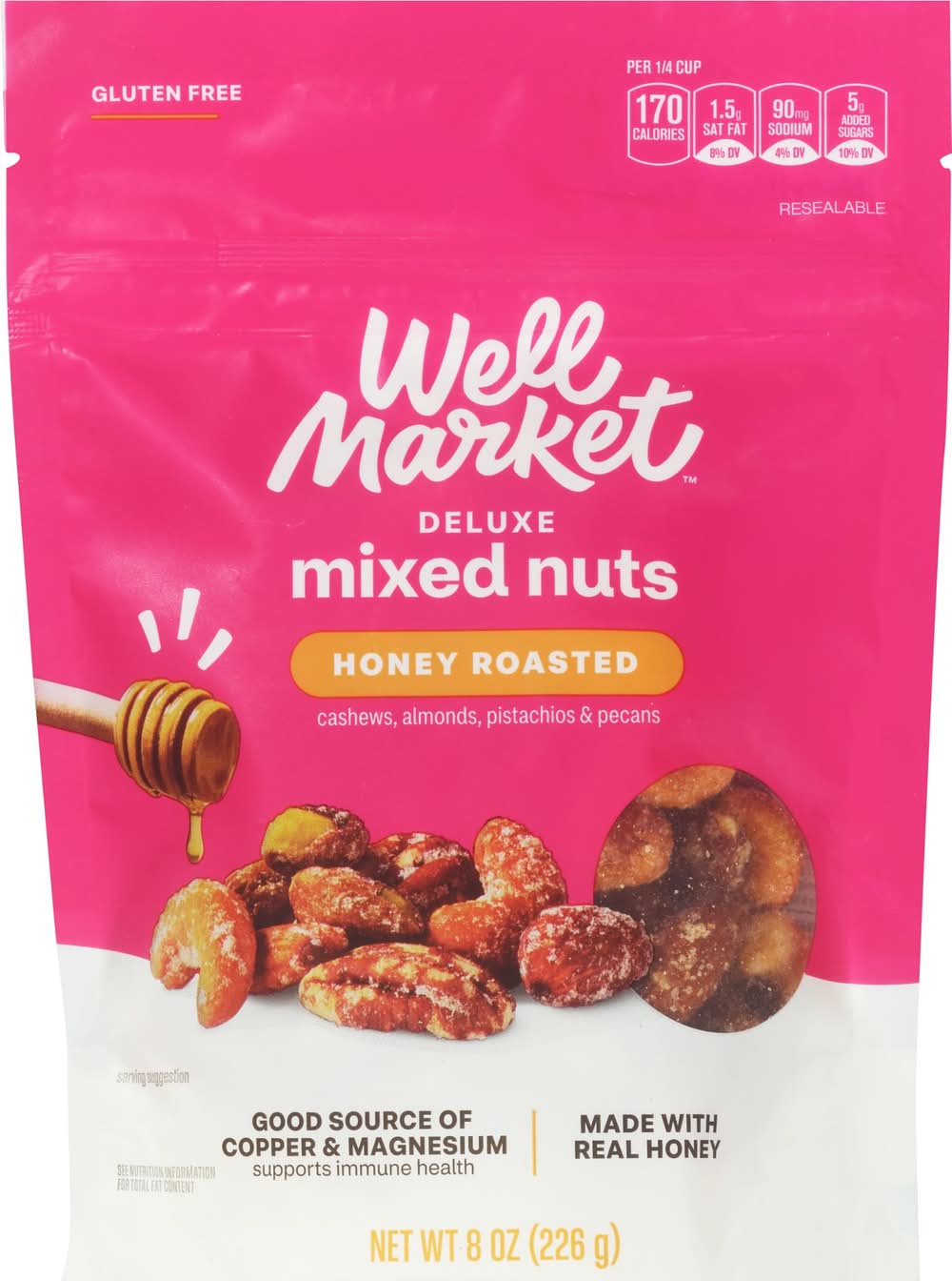 Well Market Honey Roast Deluxe Mix (8 oz)