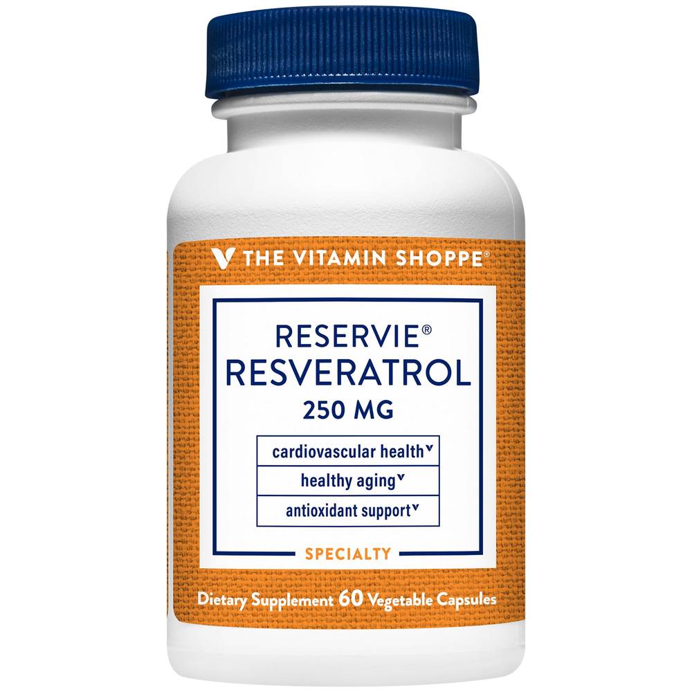 The Vitamin Shoppe Reservie Resveratrol Dietary Supplement Capsules (60 ct)